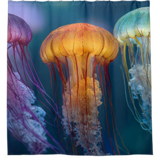 Vivid colour jellyfish