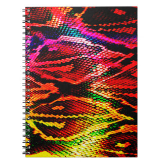 Vivid colourful pattern design made with abstract notebook