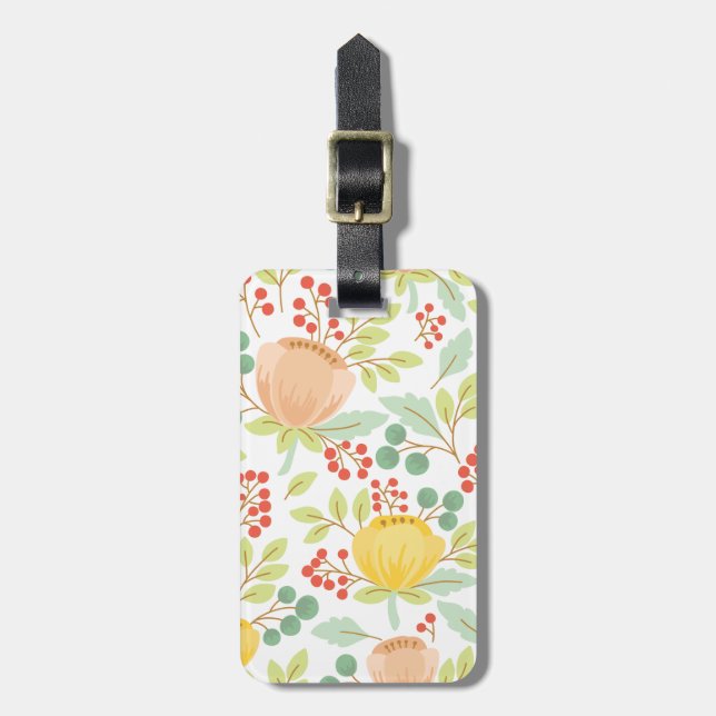 Vivid colours luggage tag (Front Vertical)