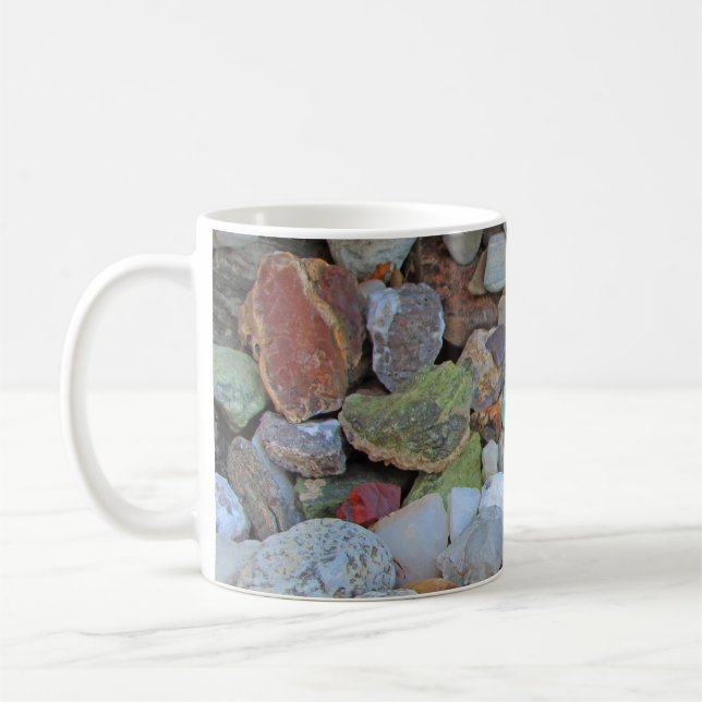 Vivid Colours Rock and Gem Collection Photograph Coffee Mug (Left)