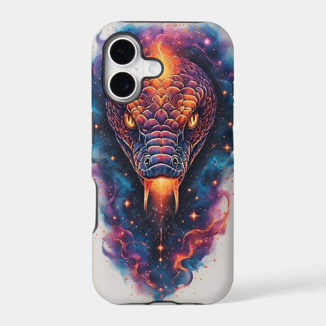 Vivid Cosmic Serpent With Expansive Space (Back)