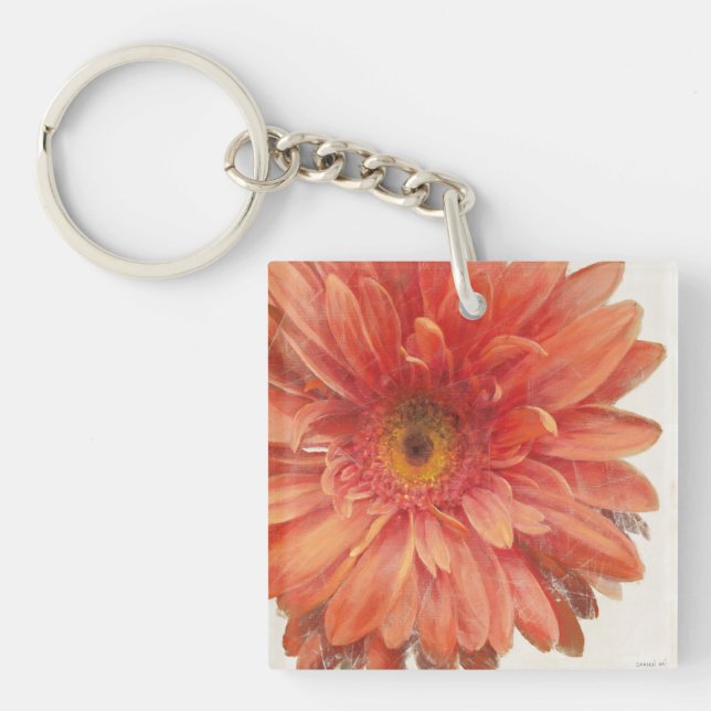 Vivid Daisy Keychain (Front)