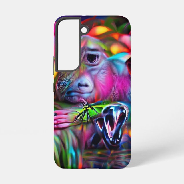 Vivid Dreamscape:  Agrizoophobia  Samsung Galaxy S22 Case (Back)
