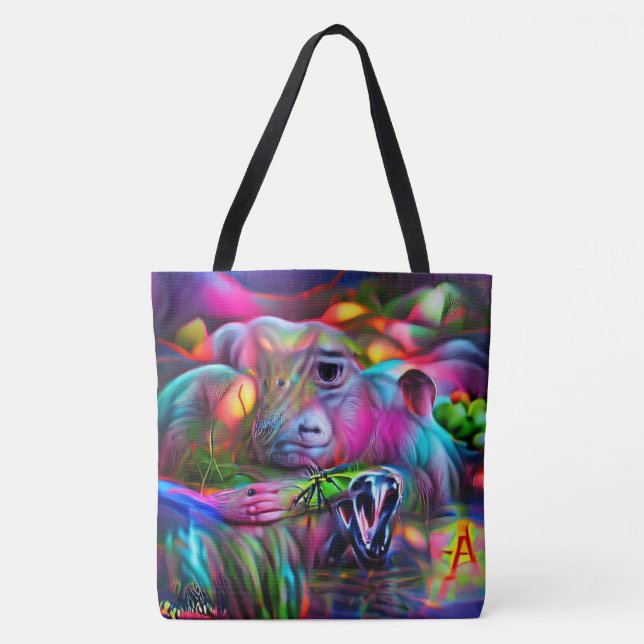 Vivid Dreamscape:  Agrizoophobia  Tote Bag (Front)