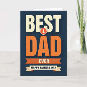 Vivid Fathers Day Design Card