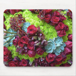 Vivid Floral Mousepad