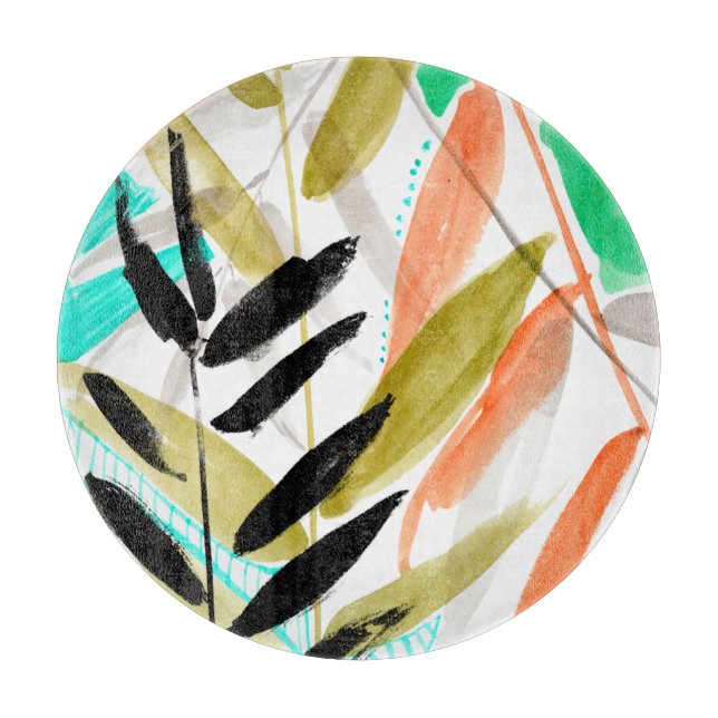 Vivid Fronds II Cutting Board (Front)