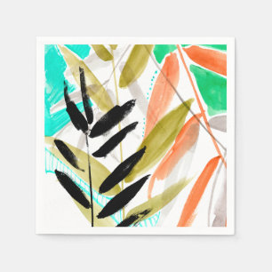 Vivid Fronds II Napkin