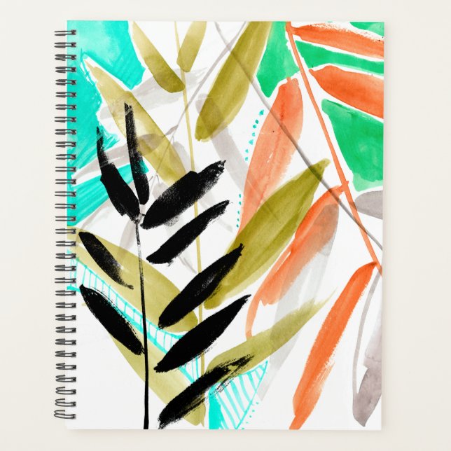 Vivid Fronds II Planner (Front)