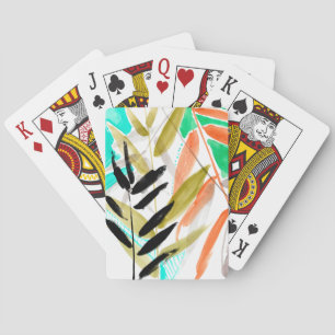 Vivid Fronds II Playing Cards