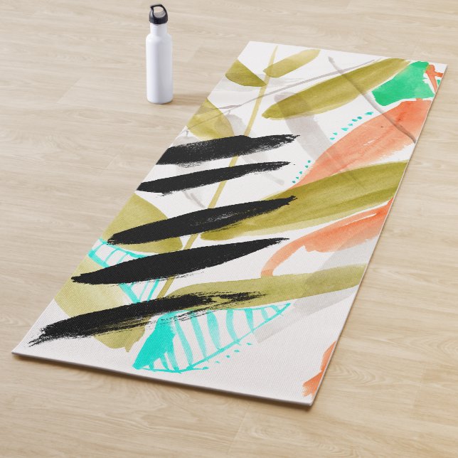 Vivid Fronds II Yoga Mat (In Situ)