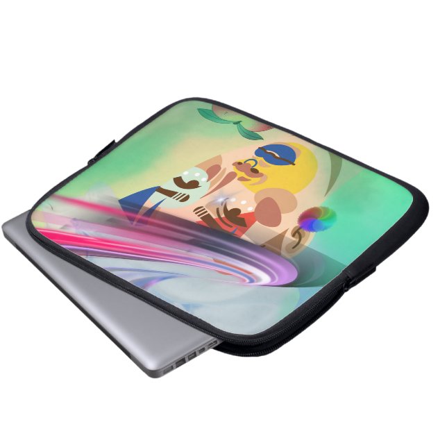 Vivid Fusion Laptop Sleeve (Front Bottom)