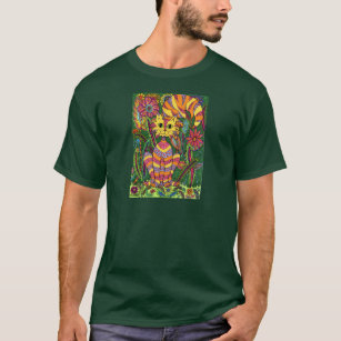 Vivid Garden Cat 2 T-Shirt