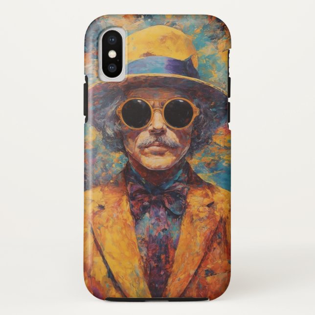 Vivid Gentleman Art Mobile Coque (Dos)