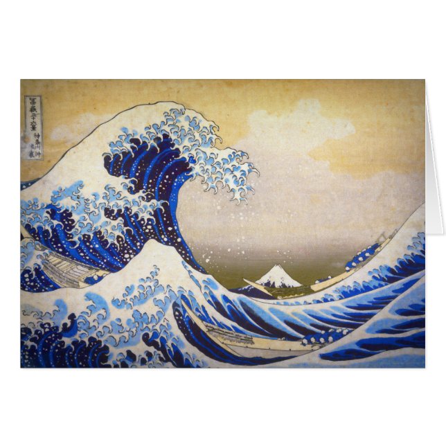 Vivid Great Wave by Hokusai (Front Horizontal)