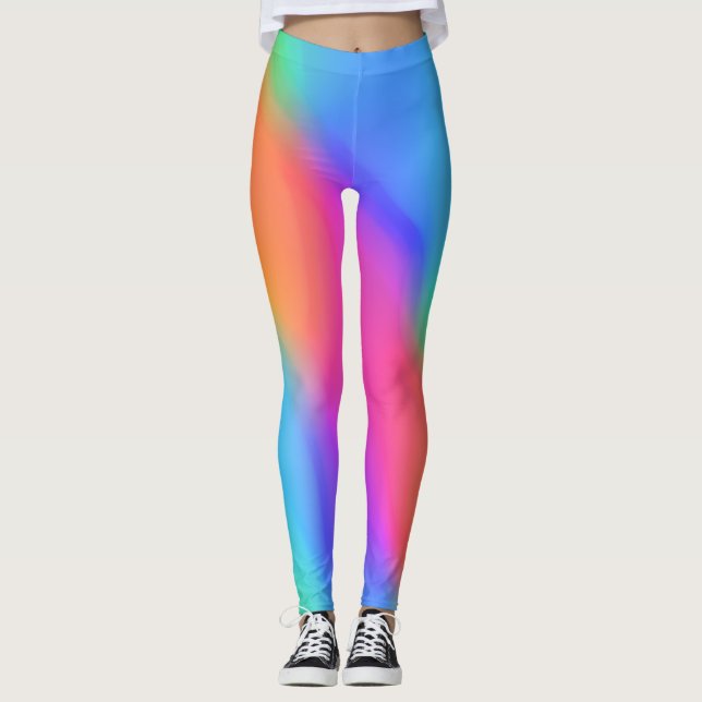 Vivid Holographic Leggings (Front)