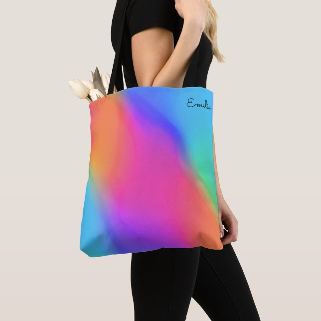 Vivid Holographique Sac fourre-tout personnalisé (De près)