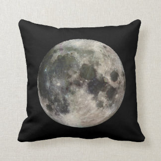 Vivid Image of the Moon Throw Pillow