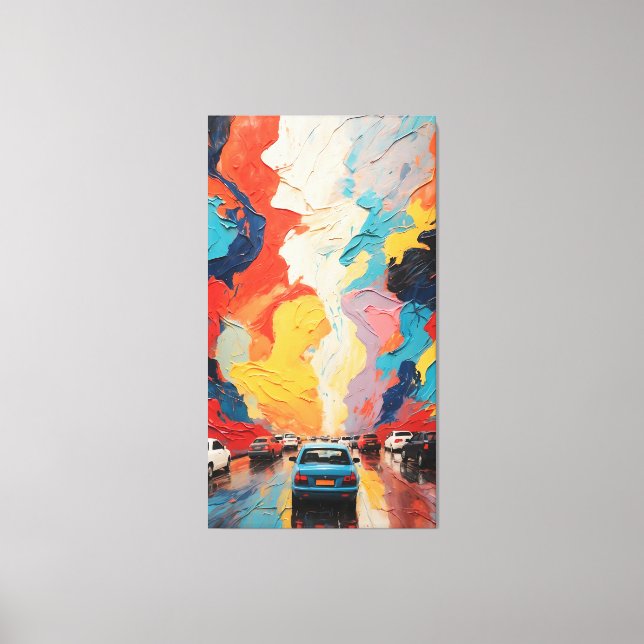 Vivid Journey Canvas Print (Front)