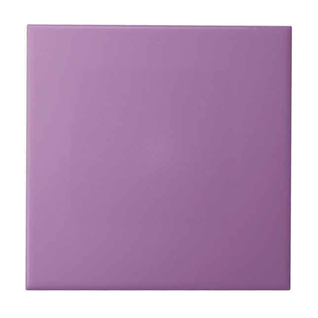 Vivid Lavender Solid Colour | #a872a8 Tile (Front)