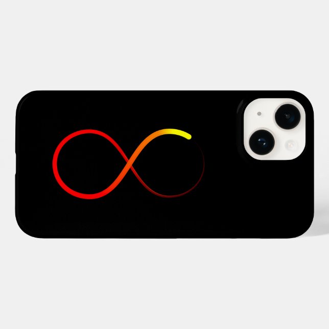 Vivid Lazy Eight Infinity Symbol V2 Case-Mate iPhone Case (Back (Horizontal))