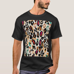 Vivid Leopard Animal Prints T-Shirt