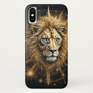 Vivid Lion in Cosmic Starry Galaxy Case-Mate iPhone Case