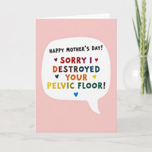 Vivid Mothers Day Message Card