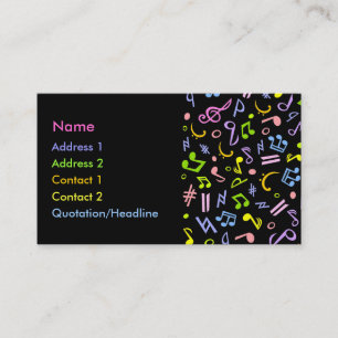 vivid notes business card