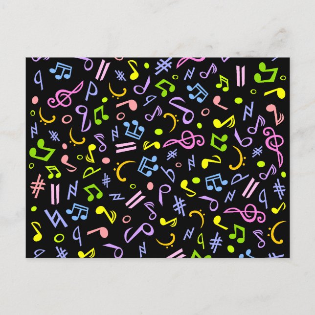 vivid notes postcard (Front)