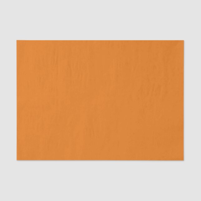 Vivid Orange Solid Colour Tissue Paper (Front)