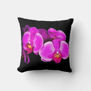 Vivid Orchid Throw Pillow