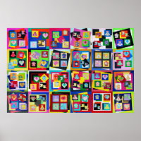 Vivid Origami Art Original Size 20"x30" Poster