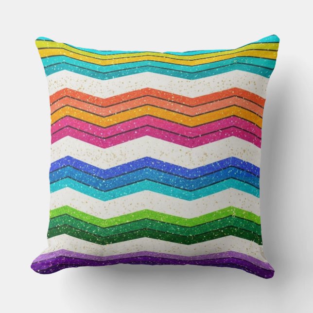 Vivid Peak | Coussin de déclaration (Recto)