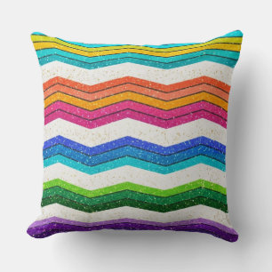 Vivid Peak   Statement Throw Pillow