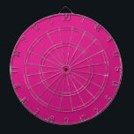 Vivid Pink Solid Colour Dartboard<br><div class="desc">Vivid Pink Solid Colour</div>