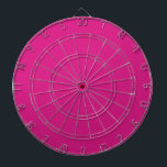 Vivid Pink Solid Colour Dartboard<br><div class="desc">Vivid Pink Solid Colour</div>