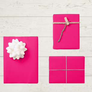 Vivid Raspberry Solid Colour Wrapping Paper Sheet