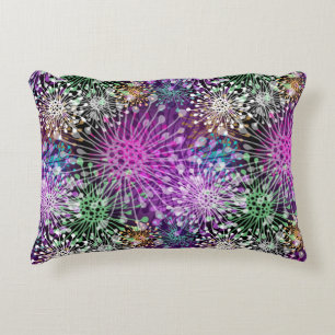 Vivid Spotty Pattern Accent Pillow