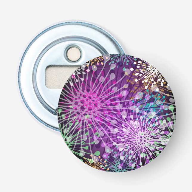 Vivid Spotty Pattern Bottle Opener (Front)