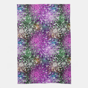 Vivid Spotty Pattern Kitchen Towel