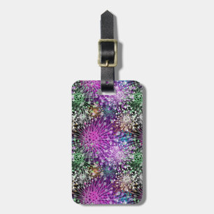 Vivid Spotty Pattern Luggage Tag