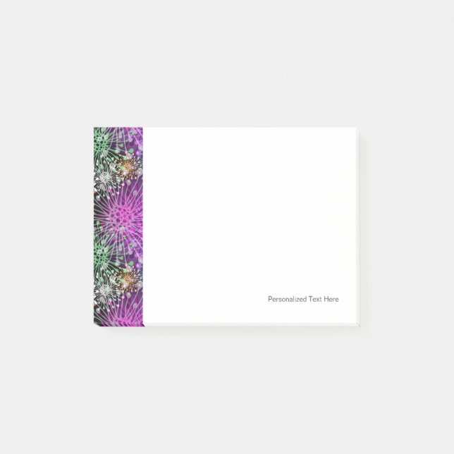 Vivid Spotty Pattern Post-it Notes (Front)