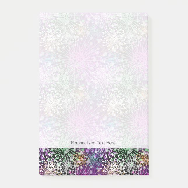 Vivid Spotty Pattern Post-it Notes (Front)