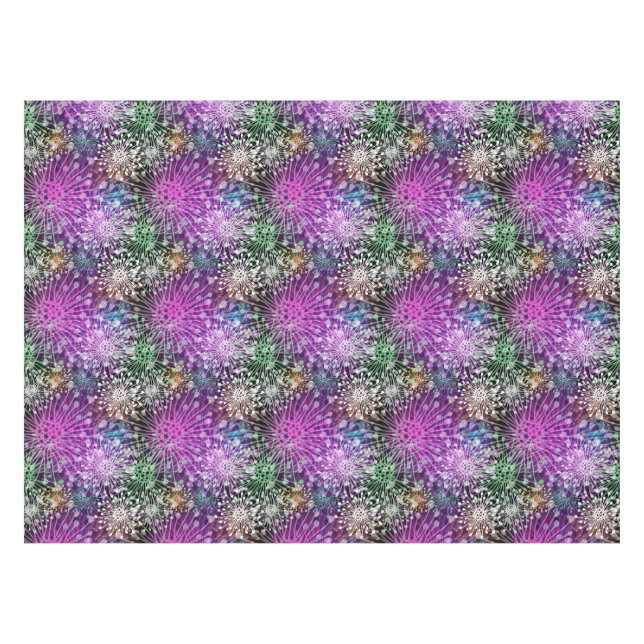 Vivid Spotty Pattern Tablecloth (Front (Horizontal))