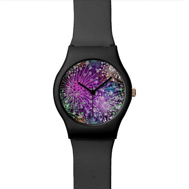 Vivid Spotty Pattern Watch (Close Up)
