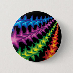 vivid star stripes 2 inch round button