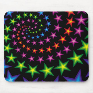 vivid stars composition mouse pad