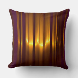 Vivid strips throw pillow