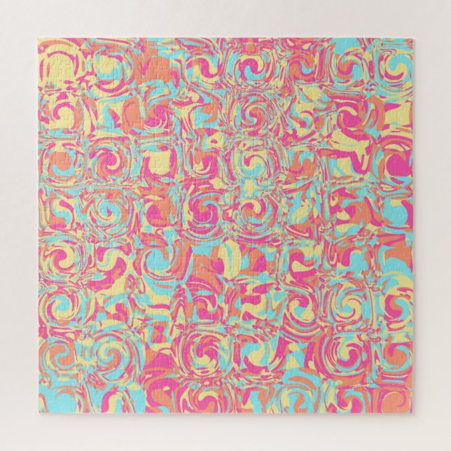 Vivid Swirls Jigsaw Puzzle (Vertical)